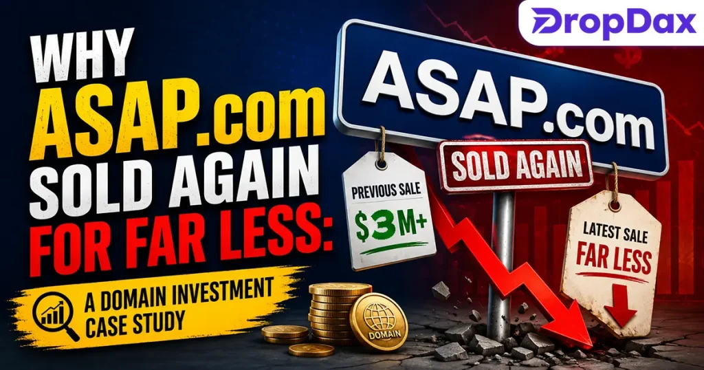 ASAP.com Domain Sale Lesson: Premium .com Sold at a Discount