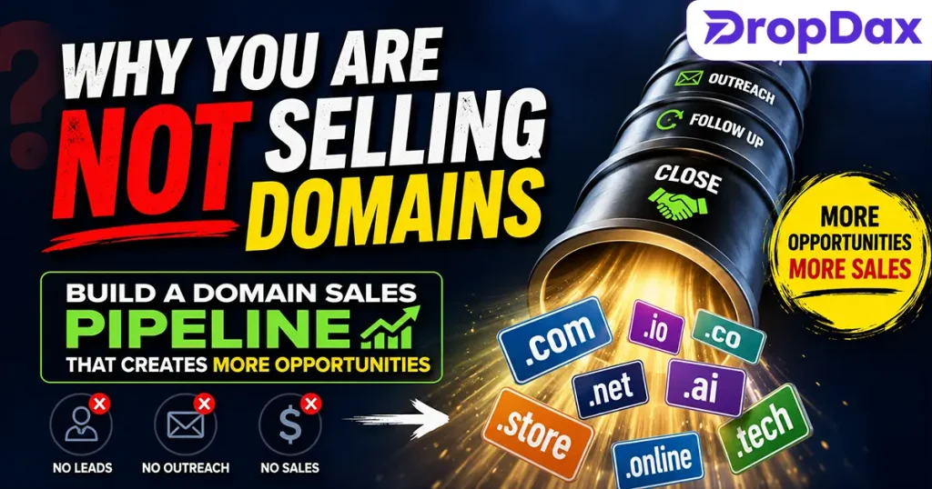 Domain Sales Pipeline: Fix No-Sale Months with Consistent Outreach