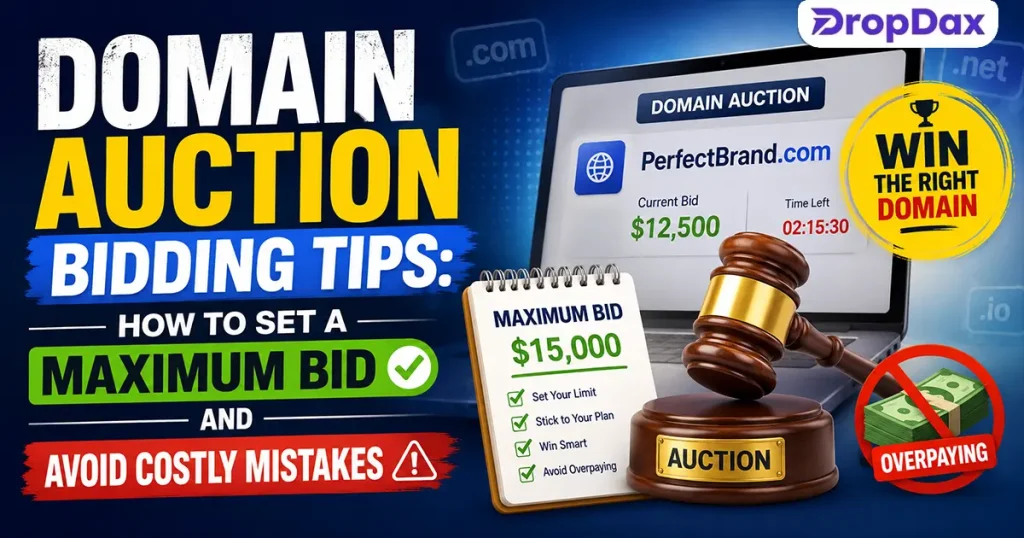 Domain Auction Maximum Bid Tips: Avoid Overpaying